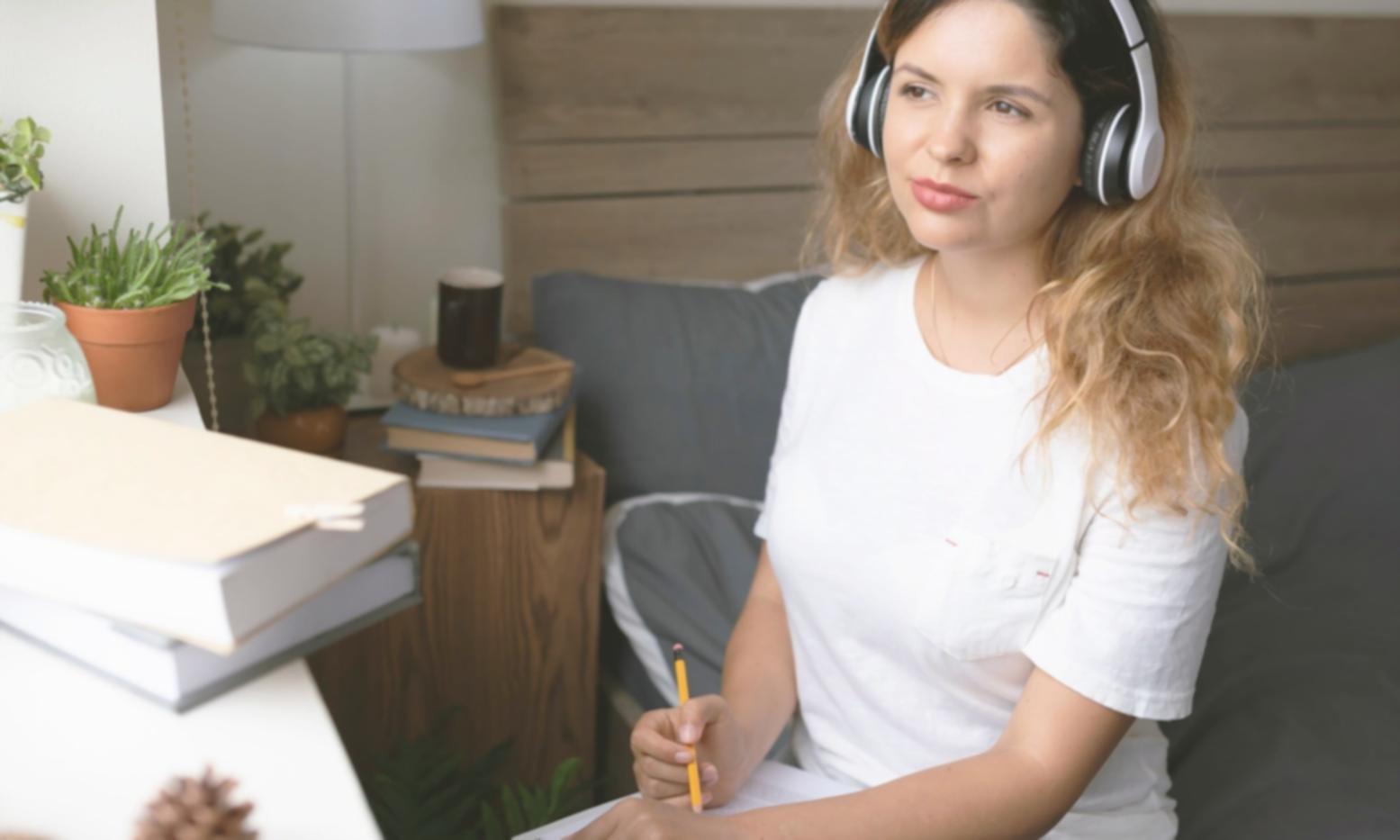 Healthy meal planning and preparation workspace